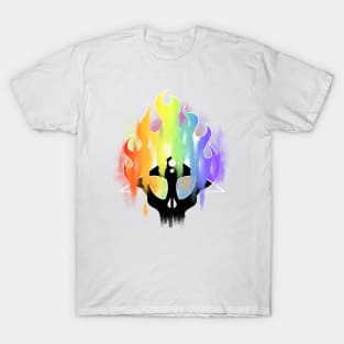 Rainbow burnign T-Shirt